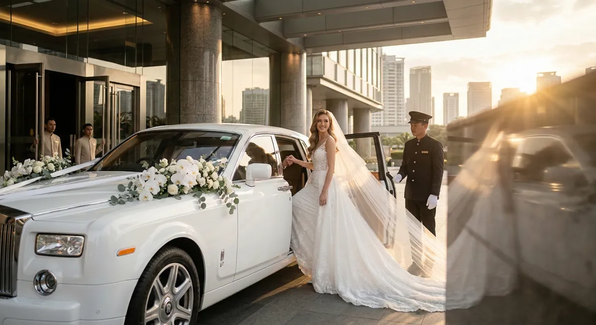 Luxury Wedding Car Rental KL: Arrive in Style (Chauffeur Included)