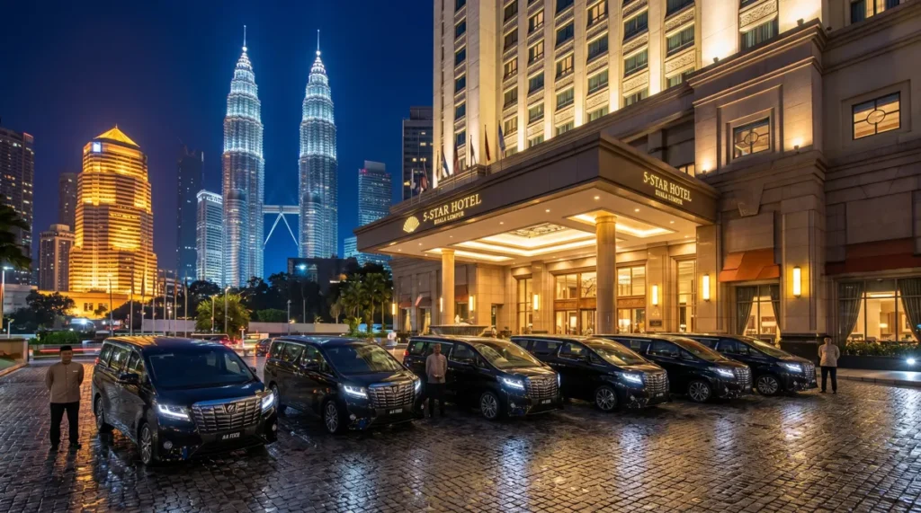 Executive transport service in Kuala Lumpur city center