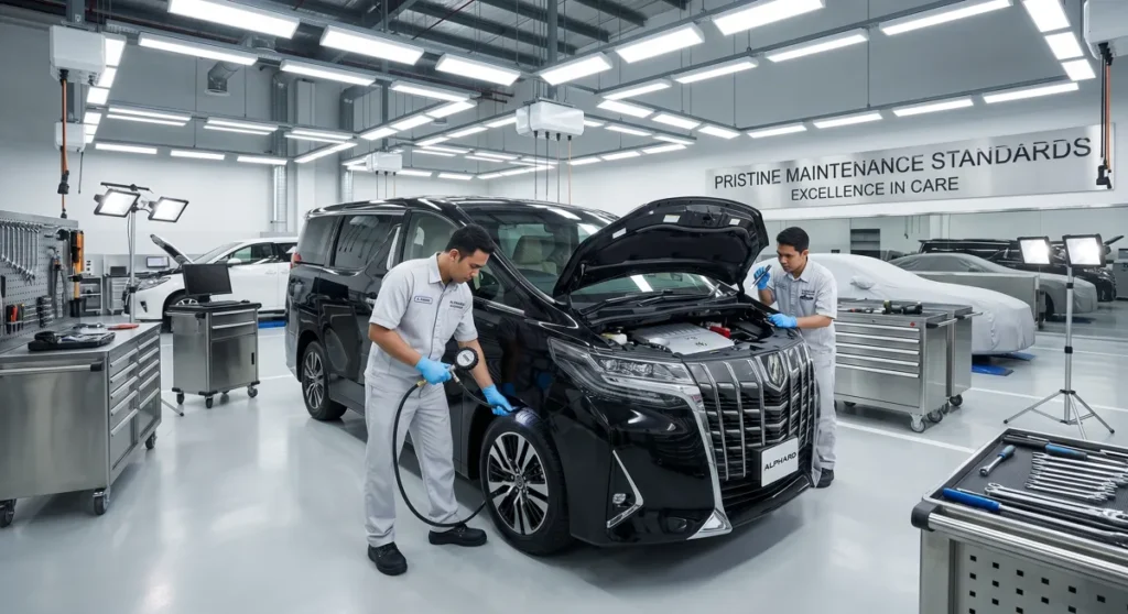 Maintenance check by a trusted chauffeur company Malaysia.