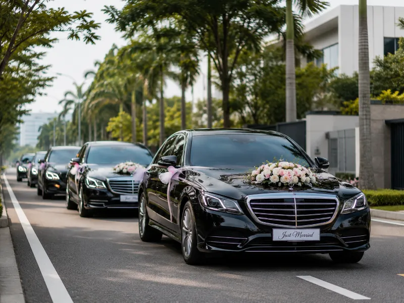 Bridal Convoy Wedding Transportation Malaysia