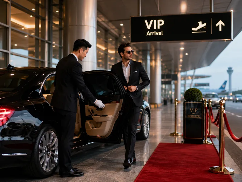 VIP Guest Transportation Luxury Wedding Transport